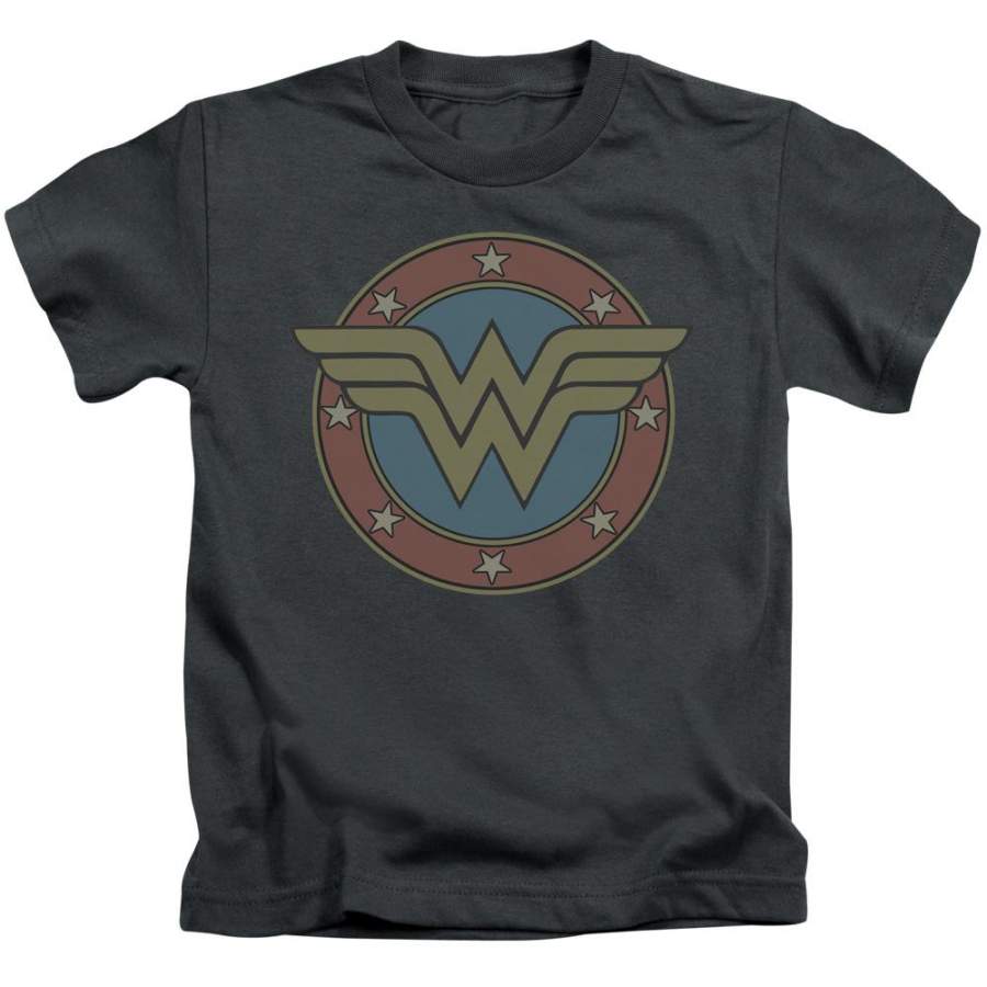 DC Comics Ww Vintage Emblem Kid’s T-Shirt (Ages 4-7)