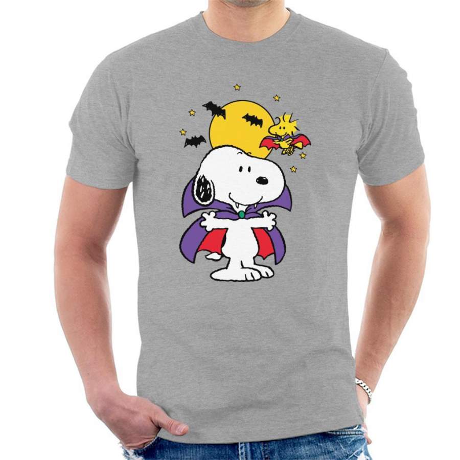 Peanuts Halloween Snoopy Vampire Men’s T-shirt