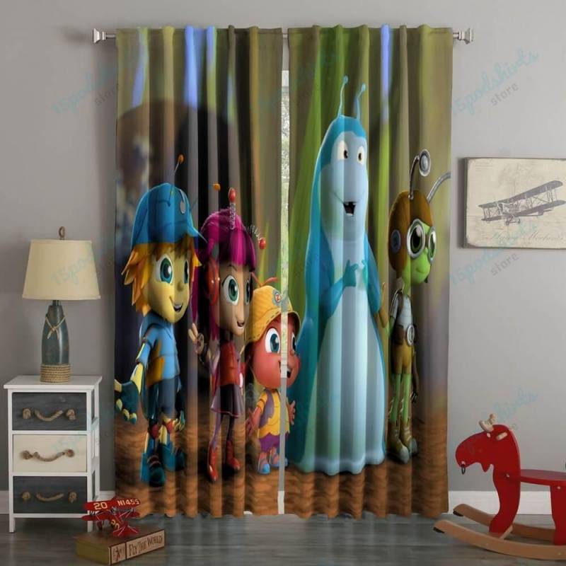 3D Printed Beat Bugs Style Custom Living Room Curtains