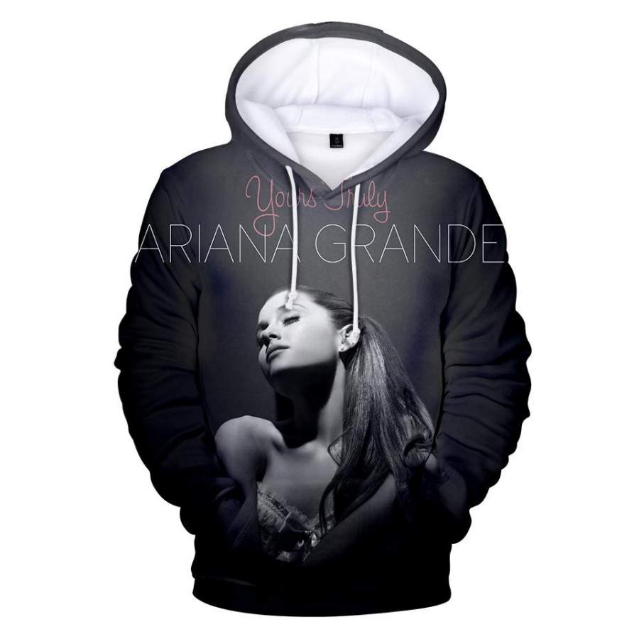 Ariana Grande Hooded Loose Sweatshirt Adult Print Fashion Pullover