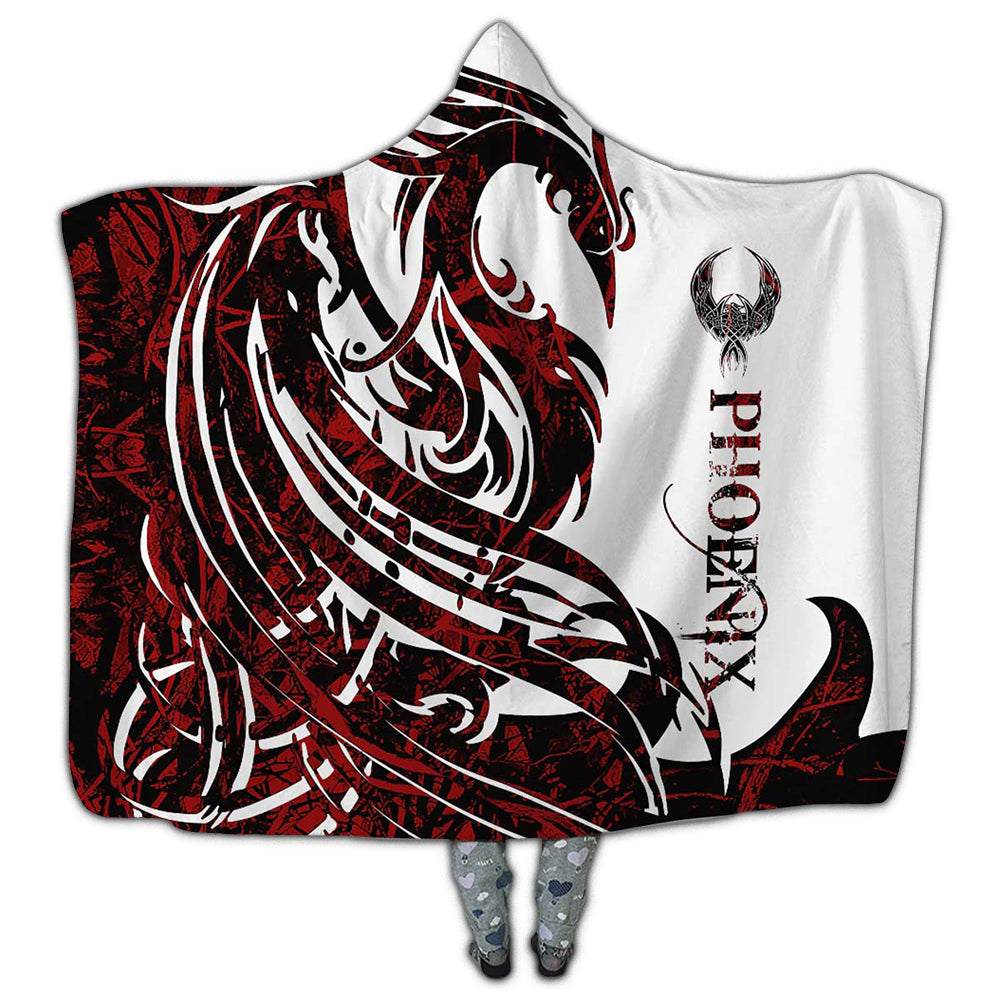 Viking Phoenix Legend Red And White Amazing Style – Hoodie Blanket  – Owl Ohh