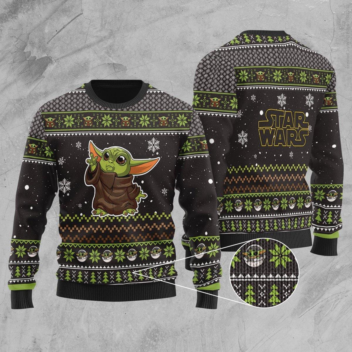 Yoda Ugly Christmas Sweater Amazing Gift Idea Thanksgiving Gift