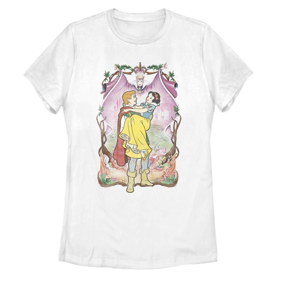 Snow White and the Seven Dwarves Women’s True Love Scene  T Shirt