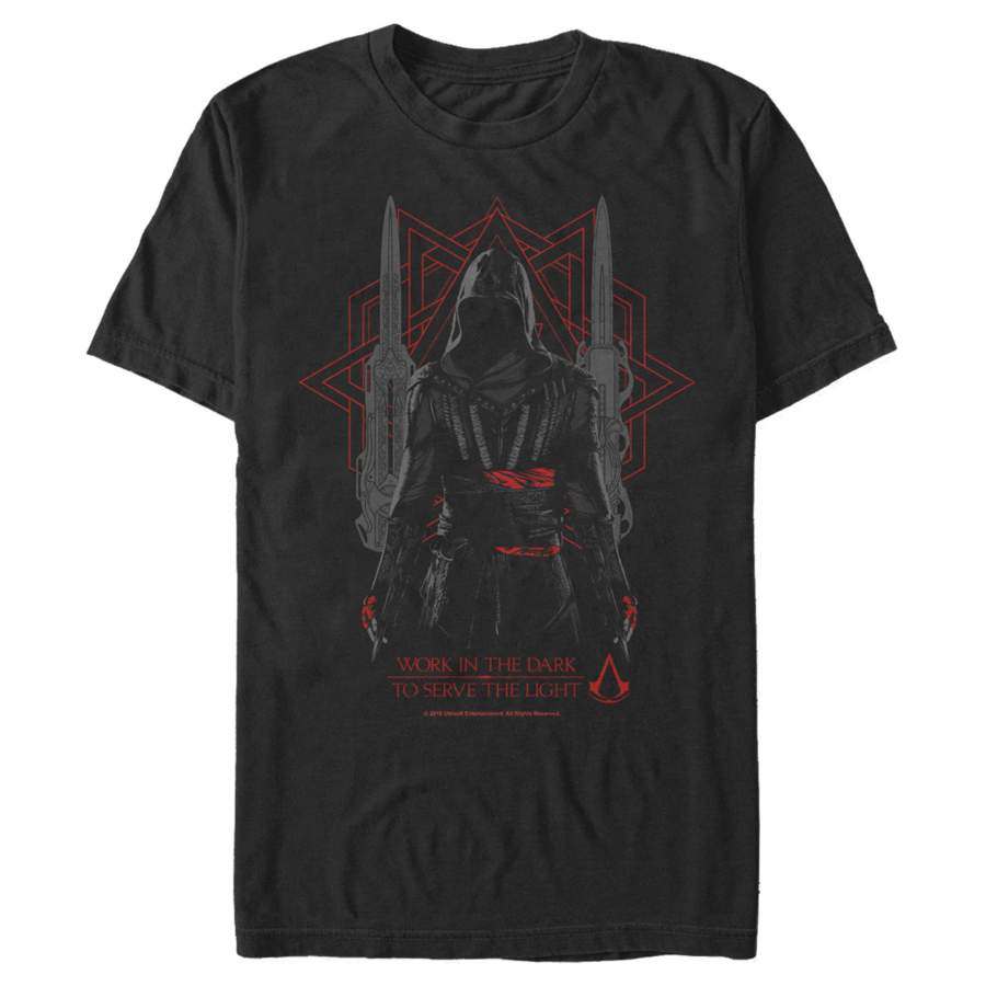 Assassin’s Creed Men’s In Dark Serve Light  T Shirt