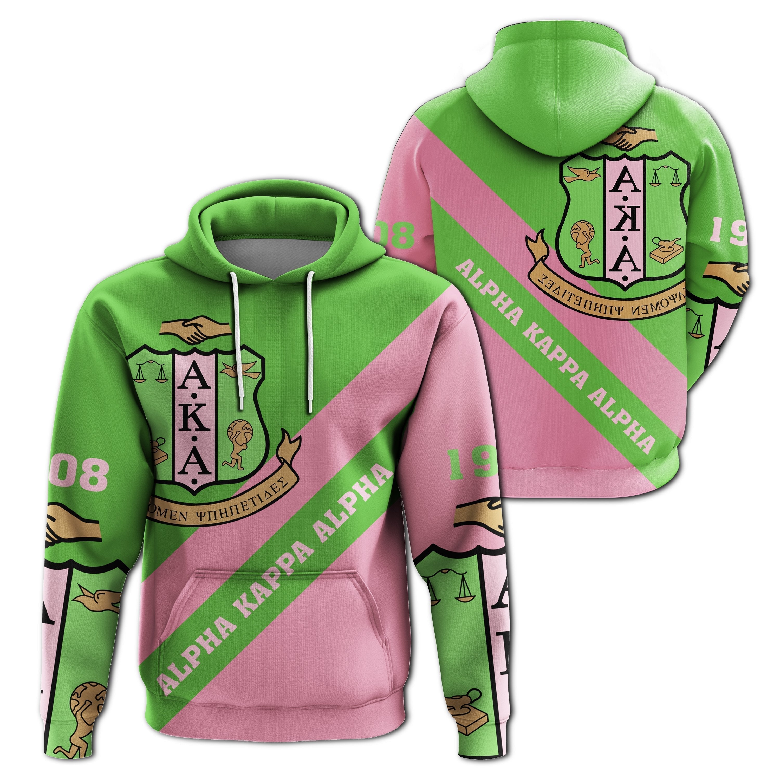 Alpha Kappa Alpha Aka Hoodie Tech Style