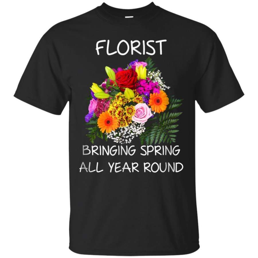 AGR Florist Bringing Spring All Year Round Tshirt Flower Bouquet