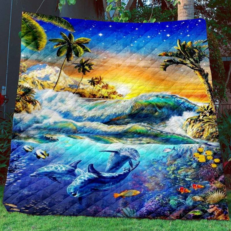 Dolphin JFJ4845 Quilt