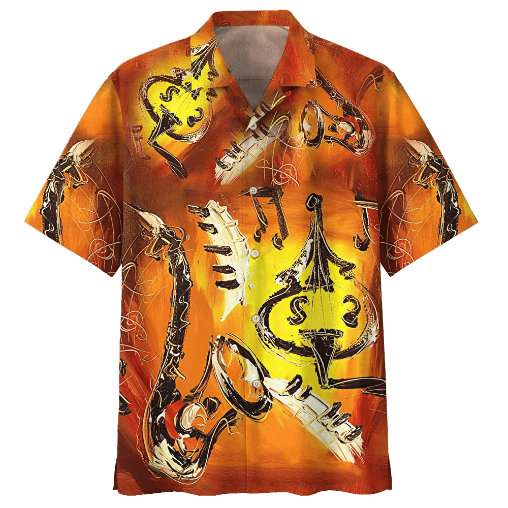 Saxophone Hawaii Shirt 256202 Ha34570