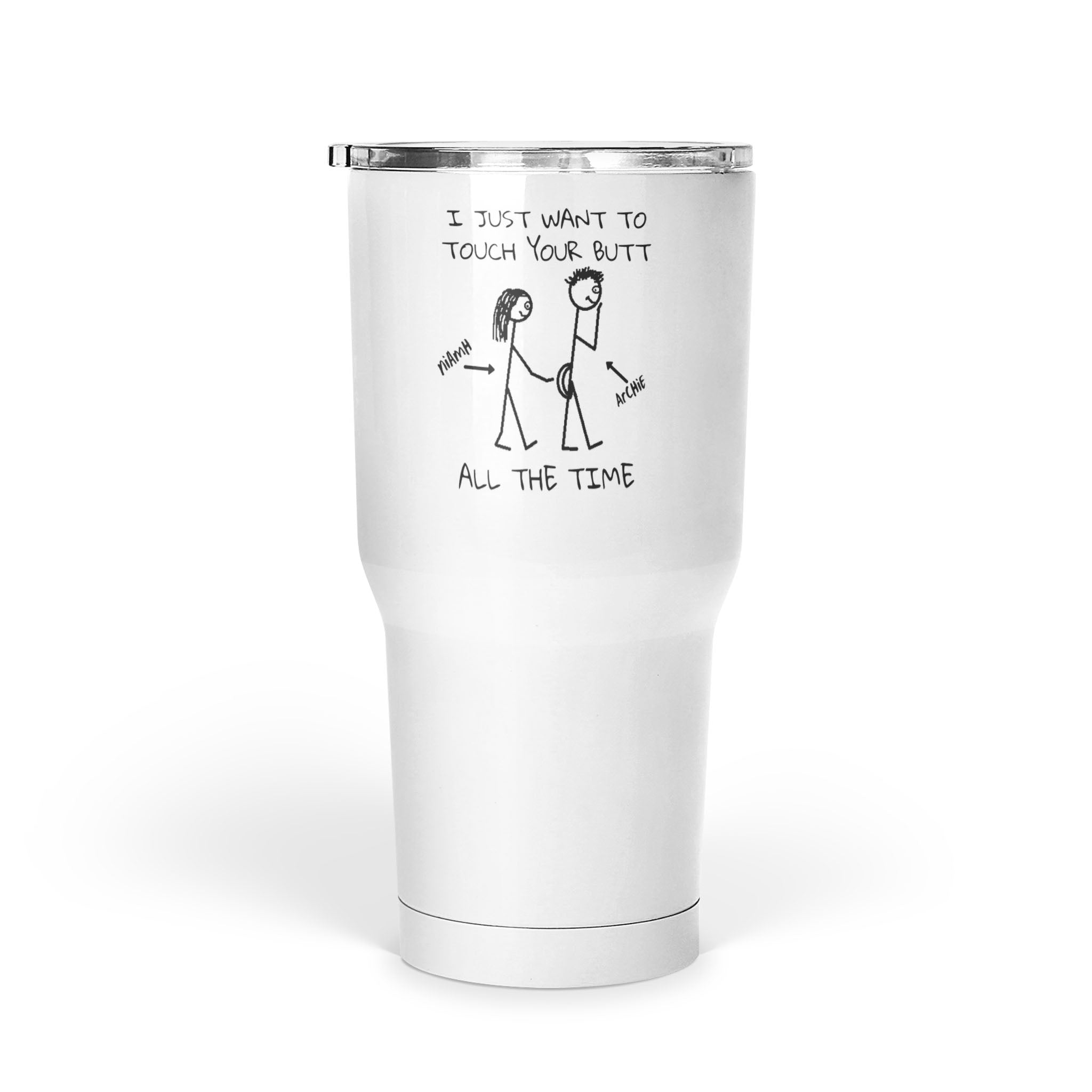 Valentine Gift For Boyfriend, Valentine Day Gift For Him, Funny Personalized Boyfriend Large Tumbler