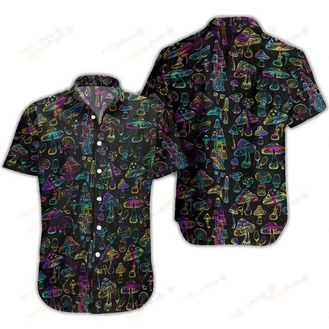 Mushroom Hawaiian Shirt 002079 Ha73512