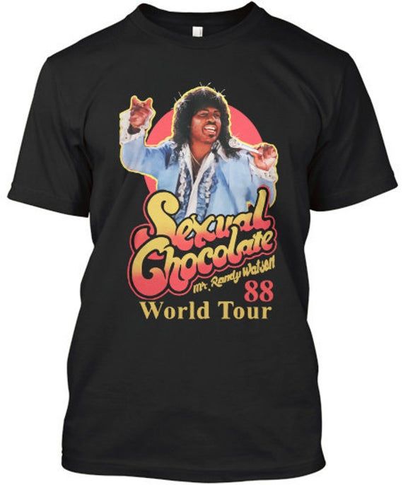 American Apparel Randy Watson Sexual Chocolate Shirt Funny Shirt