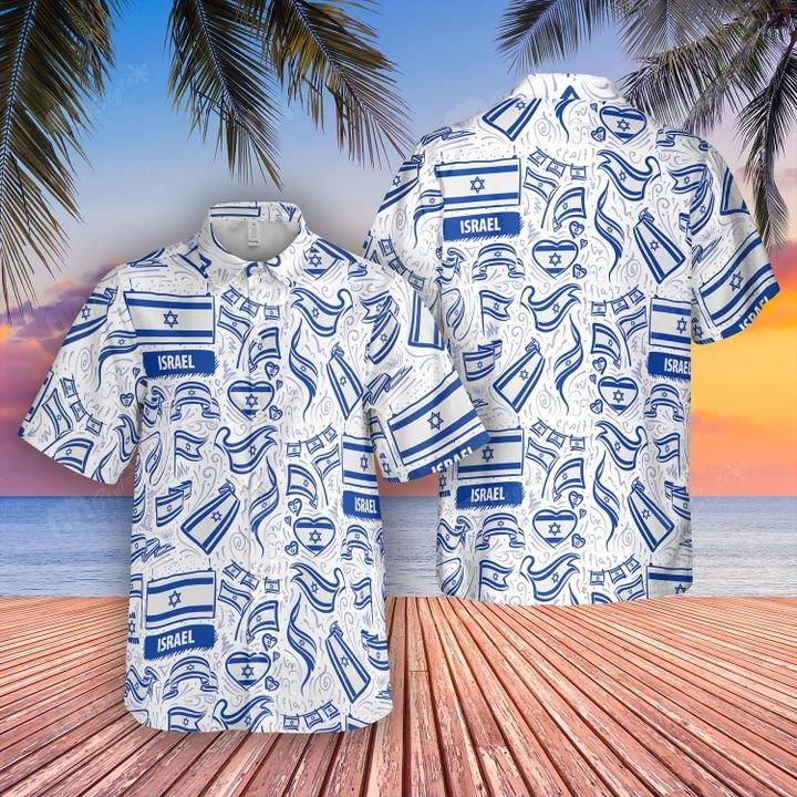 Israel Flag Hawaii Shirt For Men Women Adult Ha66437