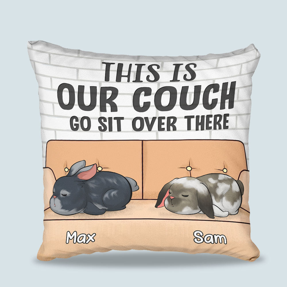 89Customized This Is My Couch Rabbit Lovers Personalized Pillow