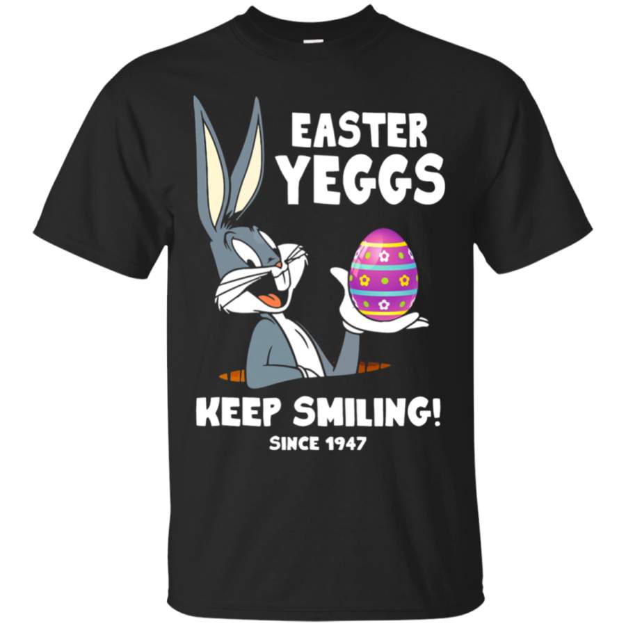 AGR Easter Yeggs Since 1947 Keep Smiling Bugs Bunny T-Shirt