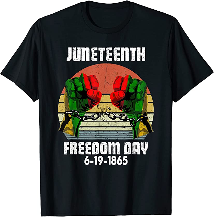 Vintages Juneteenth 1865 Black Pride Black History Month T-Shirt