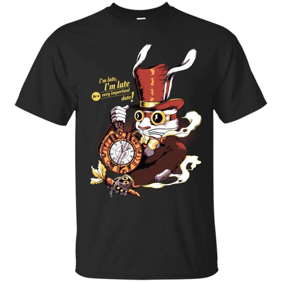 ALICE IN WONDERLAND – The Steampunk White Rabbit T Shirt & Hoodie