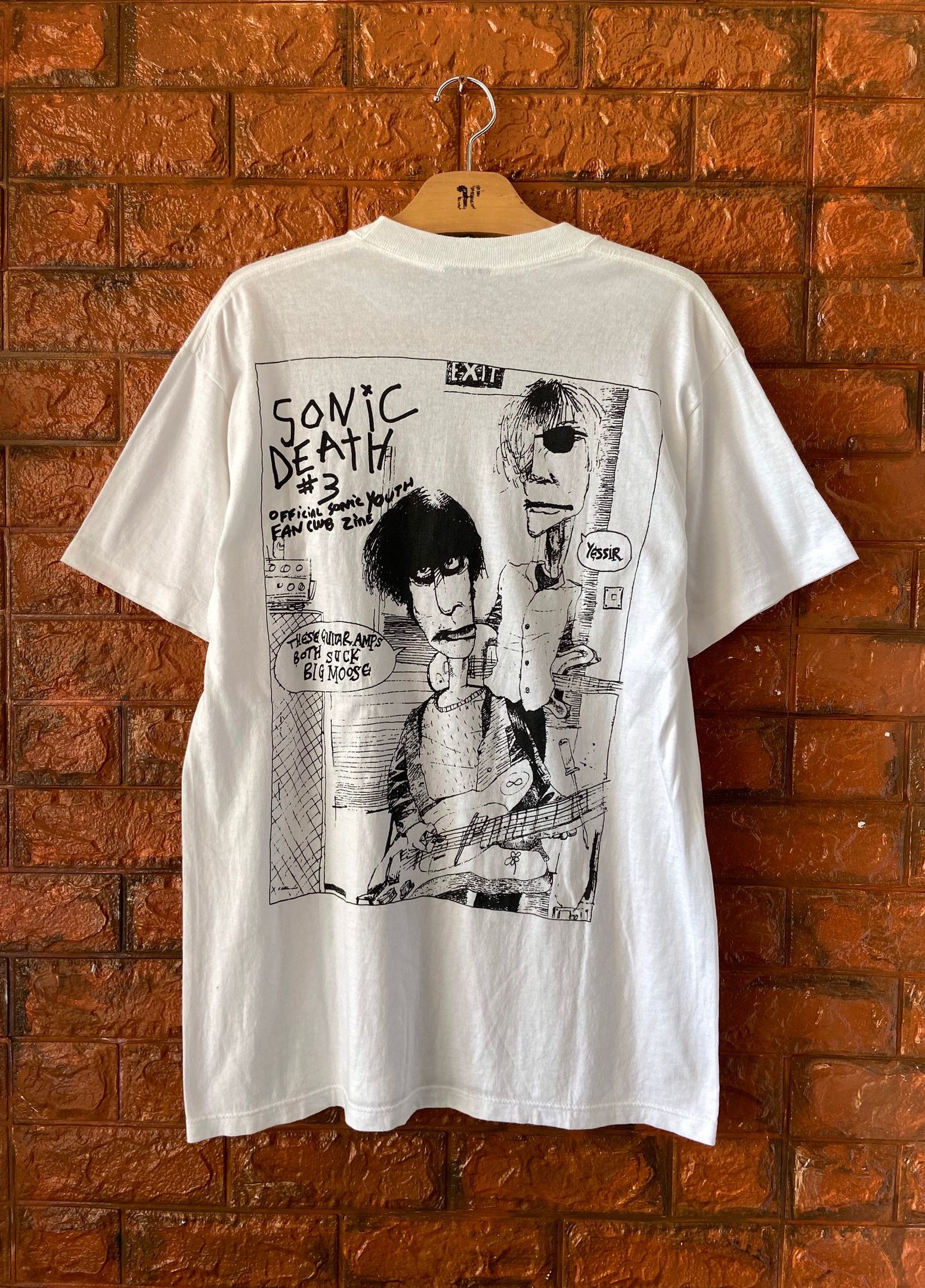 Vintage 90S Sonic Sonic Death 1993 Album Promo T Shirt Art By Kurt Cobain / Nirvana / Alternative Music /Vintage Band T Shirt L