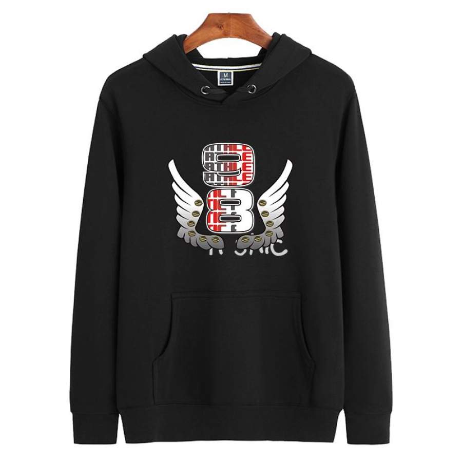 Number 98 2D Printed Hoodie Winter Sports Clothes Adult Hoodie