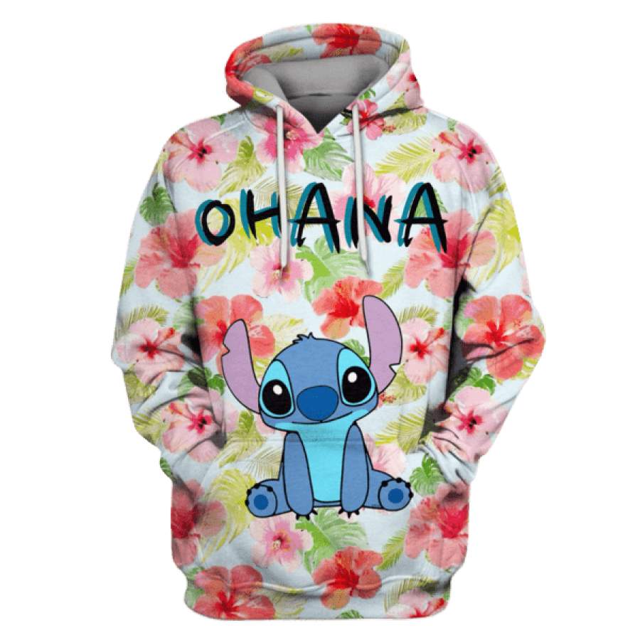 Stitch Ohana Hoodies – Tshirt – Zip Hoodies Apparel