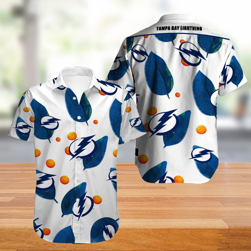 Tampa Bay Lightning Hawaiian Shirt Leafs Button Up