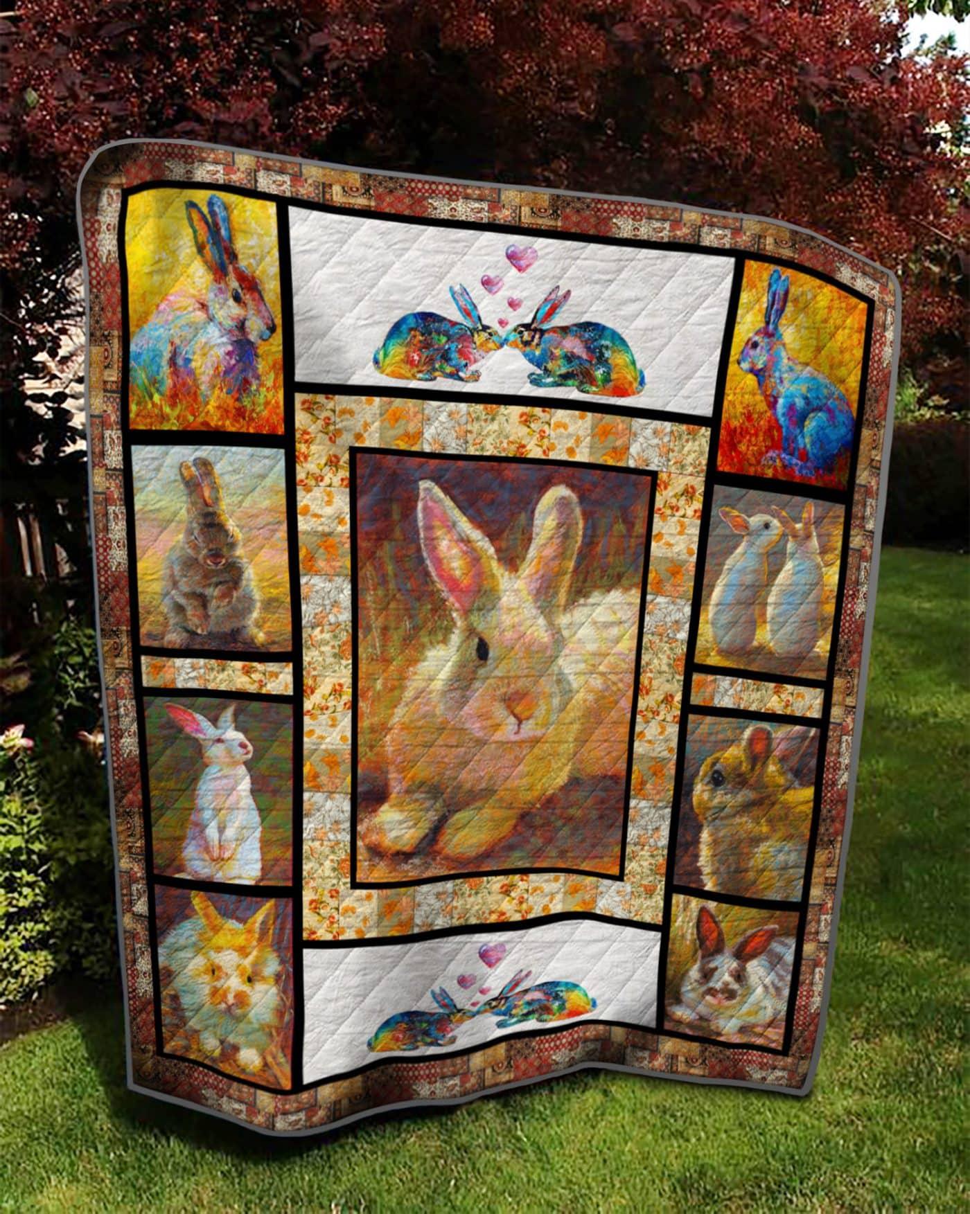 St Rabbit 020403 Quilt Blanket