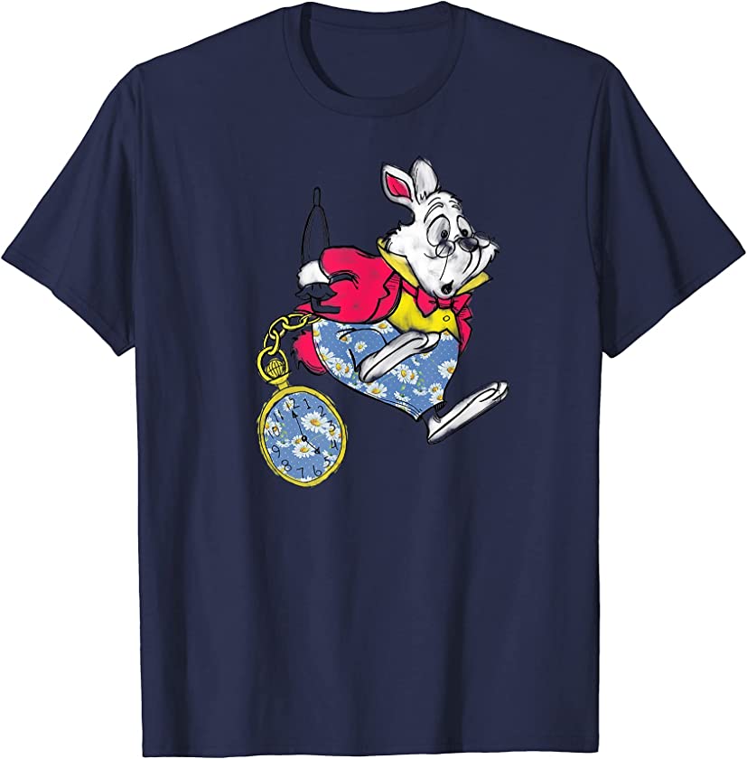 Alice in Wonderland Late White Rabbit T-Shirt