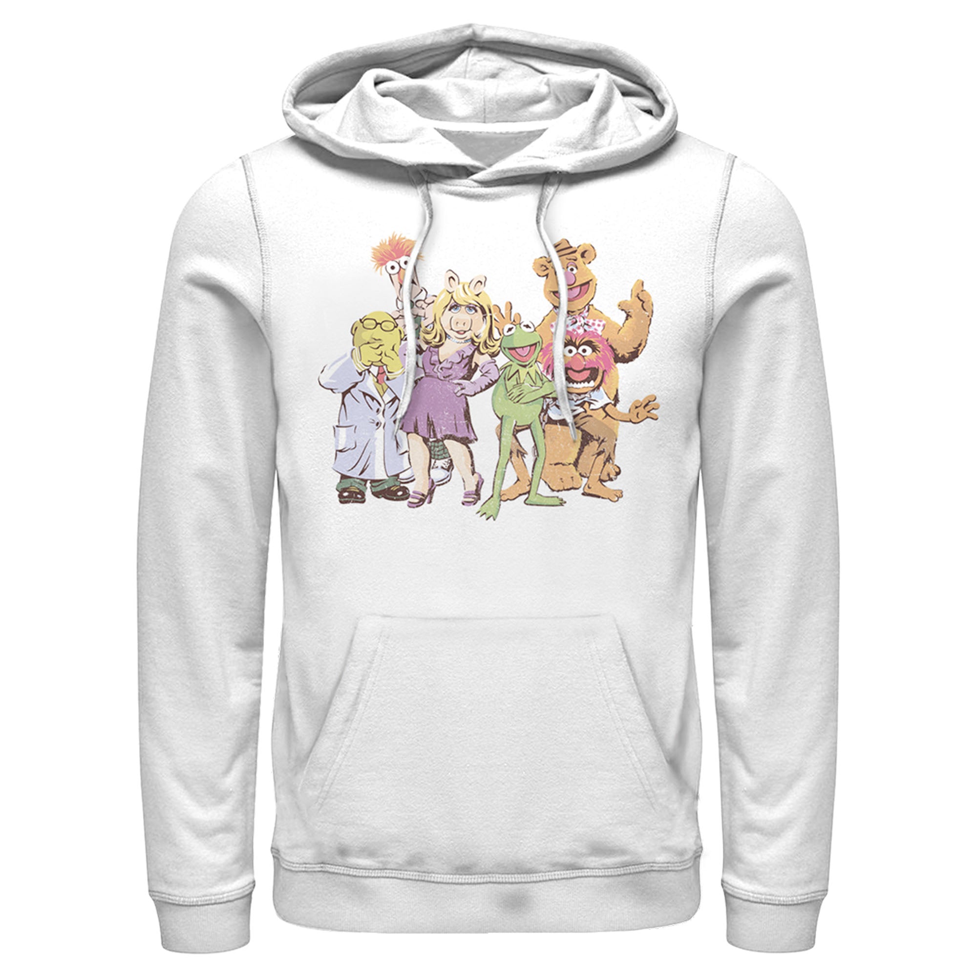 Men’S The Muppets Group Shot Pull Over Hoodie