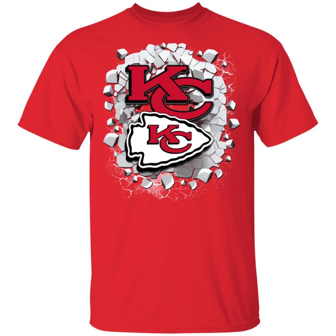 Amazing Earthquake Art Kansas City Chiefs T Shirt