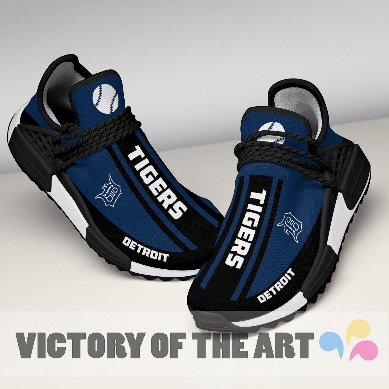 Fashion Detroit Tigers Human Race Shoes