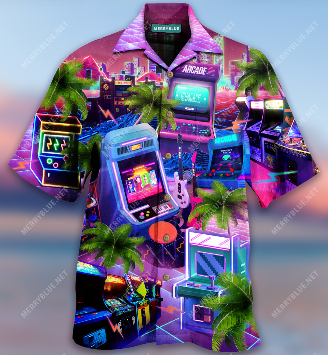 I Love Arcade Game Best Unisex Hawaii Shirt Ha57861