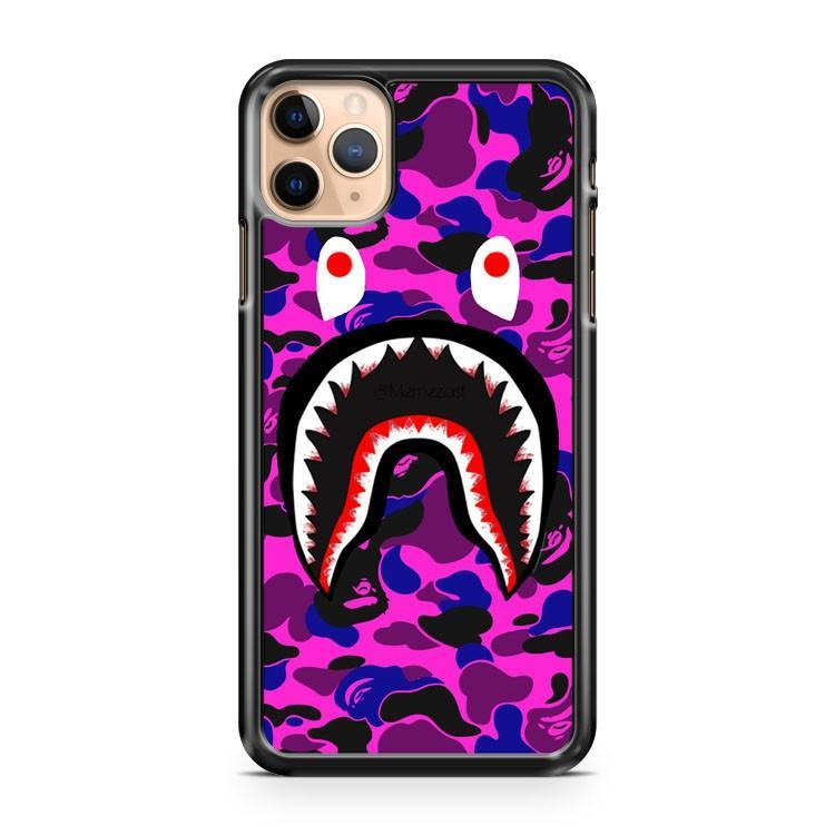 Bape Lil Uzi Vert Camo Shark Mouth Bathing Ape 3D Case Phone Cases