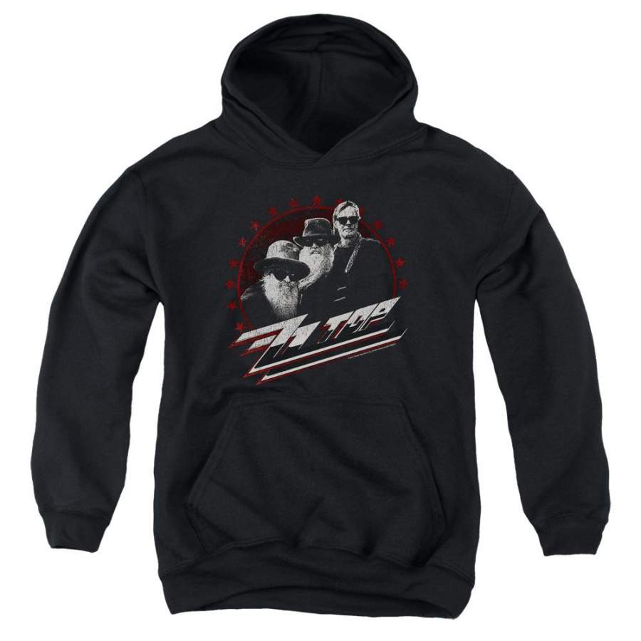 ZZ Top The Boys Youth Hoodie (Ages 8-12)