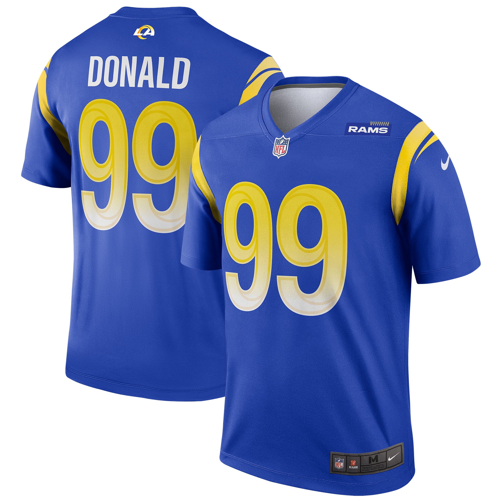 Men’s Los Angeles Rams Aaron Donald Royal Legend Jersey