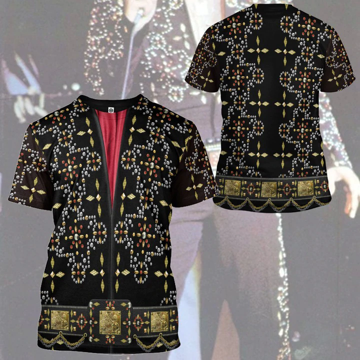 3D Elv Prl Black Conquistador Cosplay 3D T-Shirt Hoodie Apparel