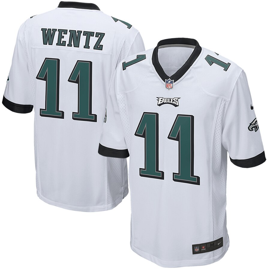 Carson Wentz Philadelphia Eagles Nike Youth Game Jersey – White