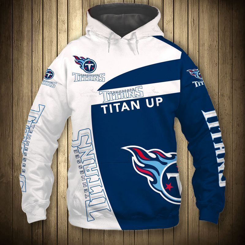 Tennessee Titans Hoodie 3D  Sweatshirt Pullover Gift S