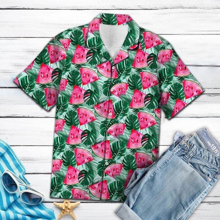 Watermelon Tropical Hawaii Shirt Unisex Full Size Adult Colorful Ha22545