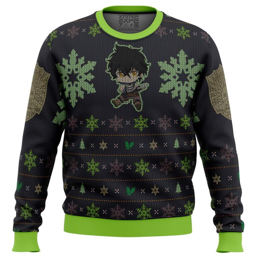 Yuno Black Clover Premium Ugly Christmas Sweater