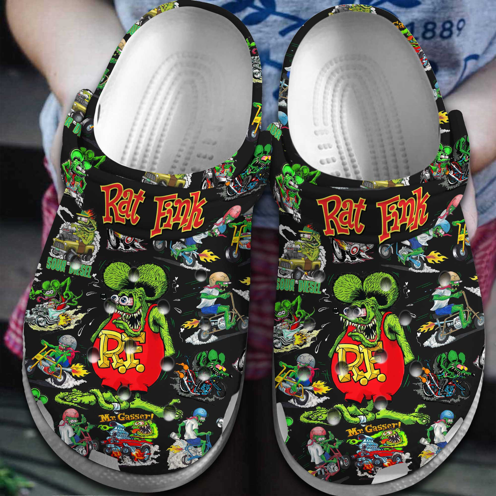Rat Fink Tv Series Crocss Clogs For Men Women And Kid Bm1411-2207-1