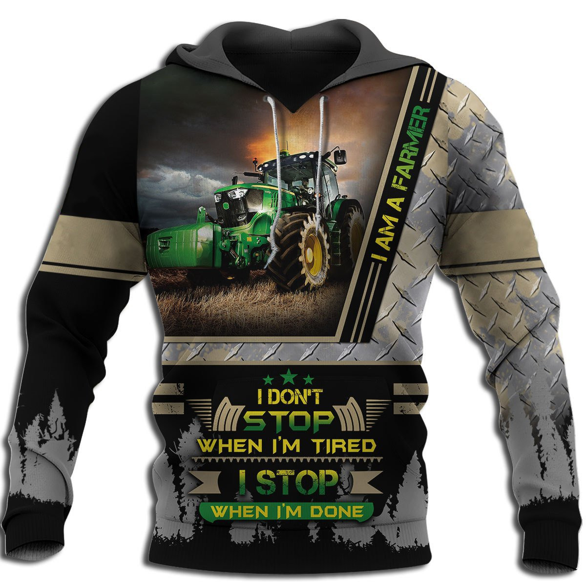 Beautiful Tractor 3D All Over Printed Shirts For Men And Women Am180201