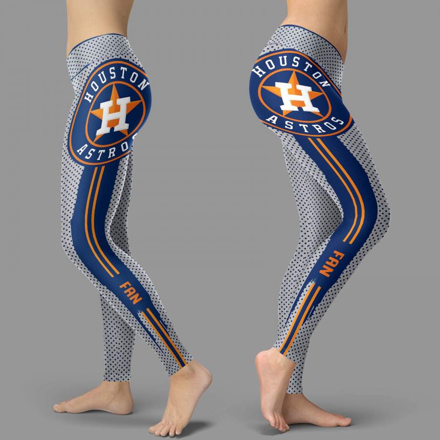 Charming Lovely Little Dots Along Body Houston Astros Leggings