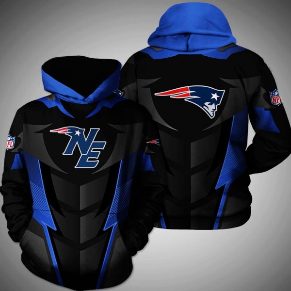 New England Patriots 3D All Over Printed Hoodie