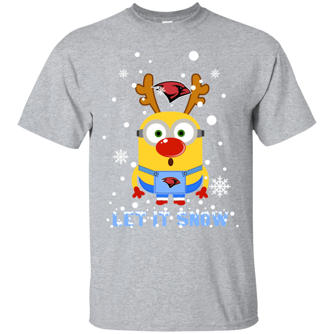 Buy Minion Incarnate Word Cardinals Ugly Christmas Sweaters Let It Snow Ultra Cotton T-Shirt