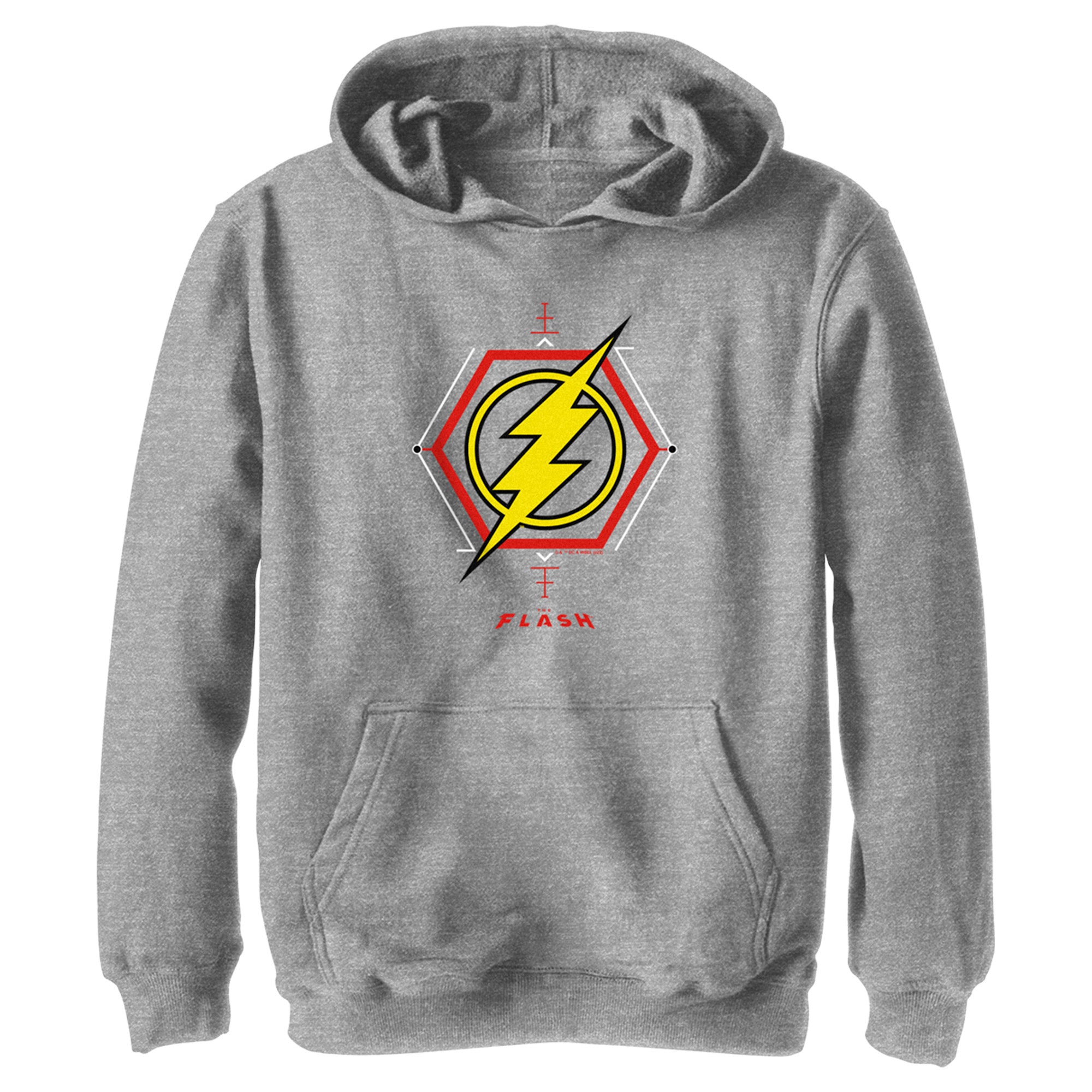 Boy’S The Flash Lightning Tech Logo Pull Over Hoodie