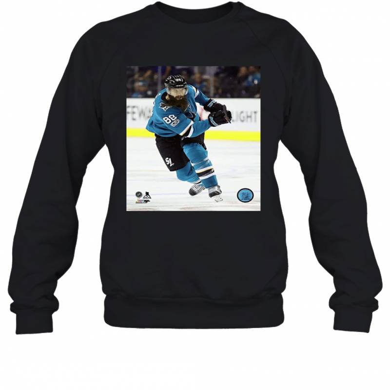 Brent Burns San Jose Sharks 2016 17 Action Sweatshirt