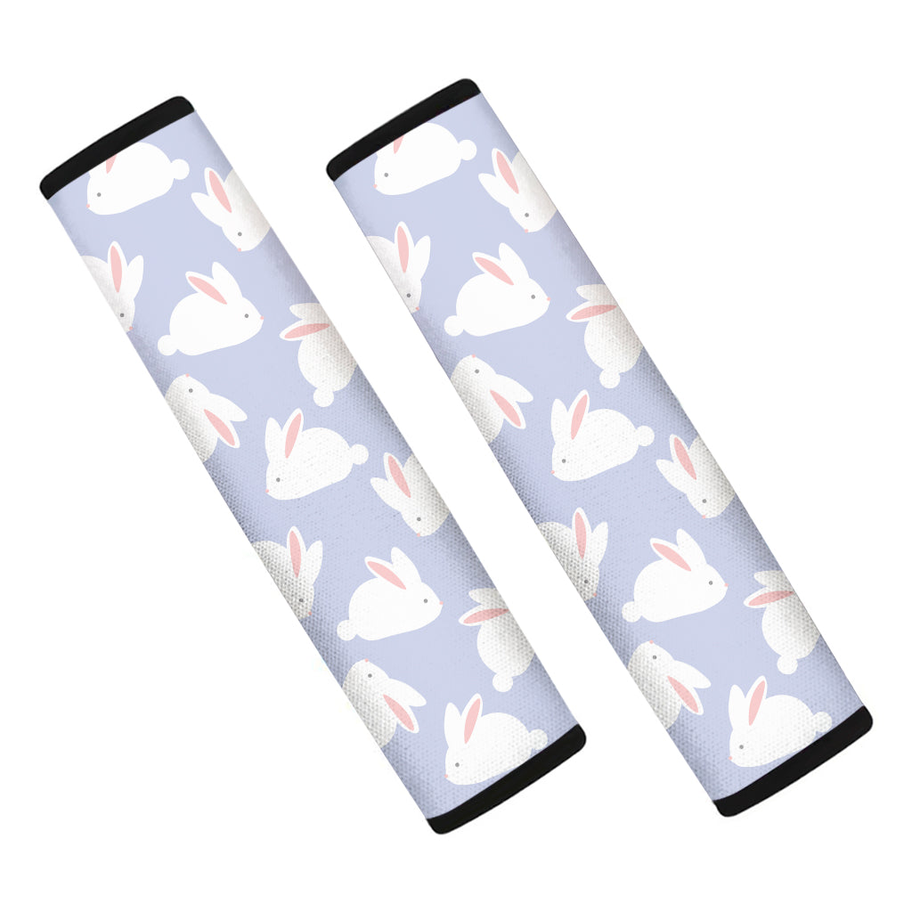 Mini Rabbit Pattern Print Car Seat Belt Covers