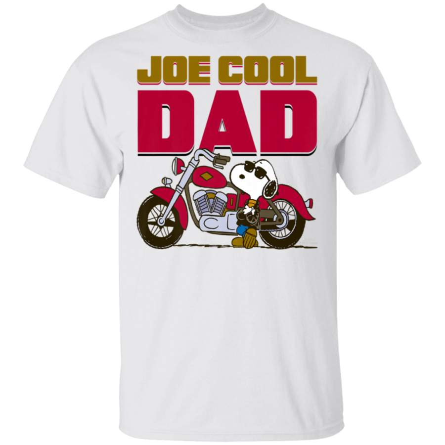 Peanuts Snoopy Joe Cool Dad Motorcycle T-Shirt