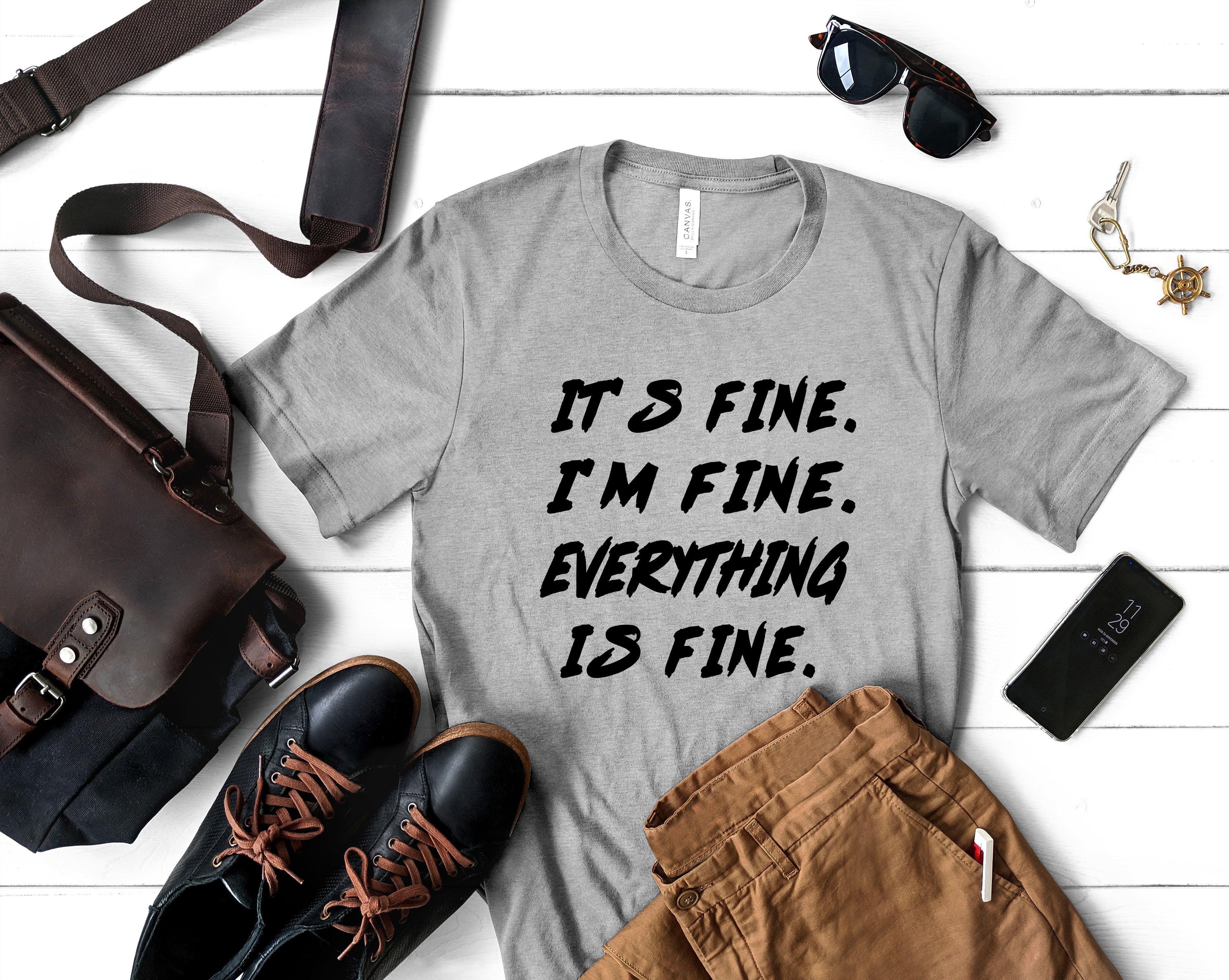 It’s Fine I’m Fine Everything Is Fine Standard T-Shirt