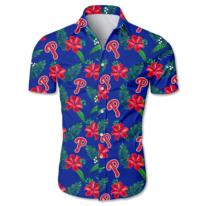 Philadelphia Phillies Hawaii Shirt Tropical Flower Gift For Fans Ha5345