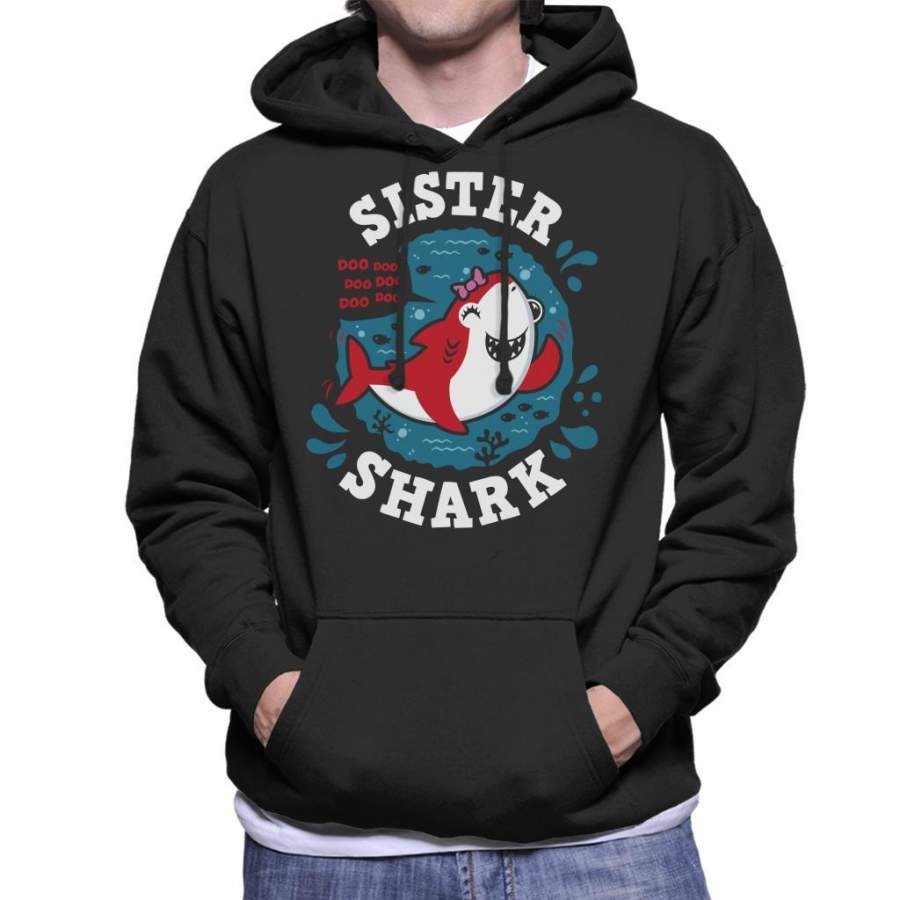 Baby Shark Family Sister Men’s Hooded Sweatshirt